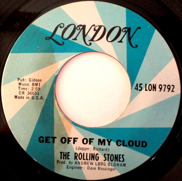 The Rolling Stones : Get Off Of My Cloud (7", Single, Pit)