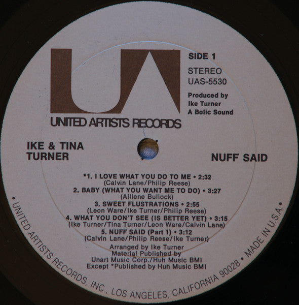 Ike & Tina* : 'Nuff Said (LP, Album)