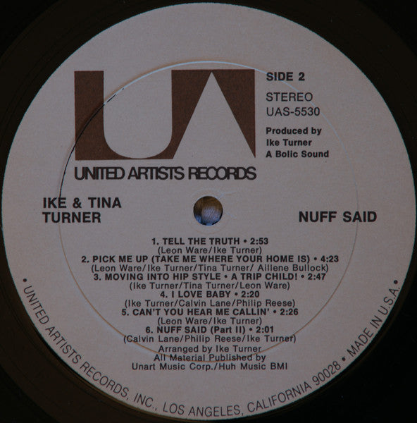 Ike & Tina* : 'Nuff Said (LP, Album)