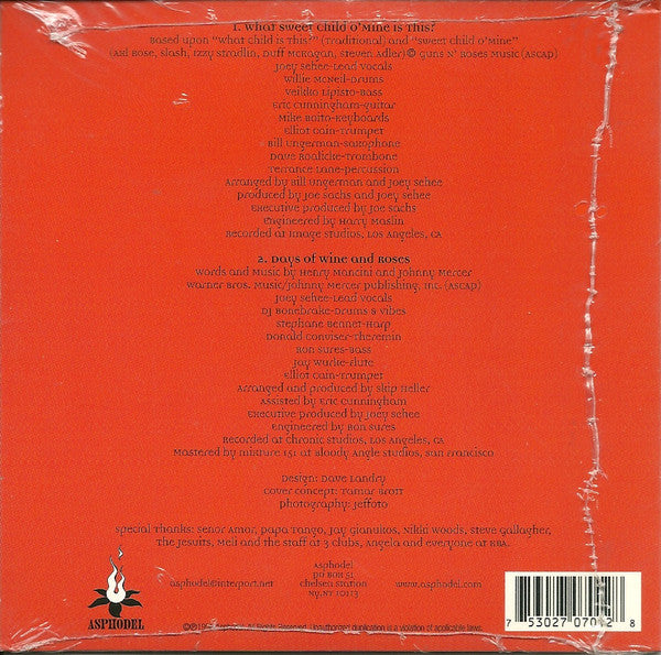 Wonderful World Of Joey : What Sweet Child O' Mine Is This? (CD, Single)