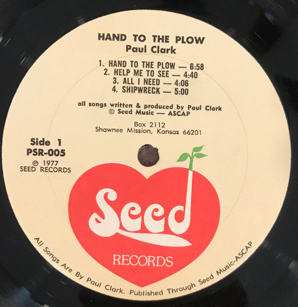 Paul Clark (5) : Hand To The Plow (LP, Album)