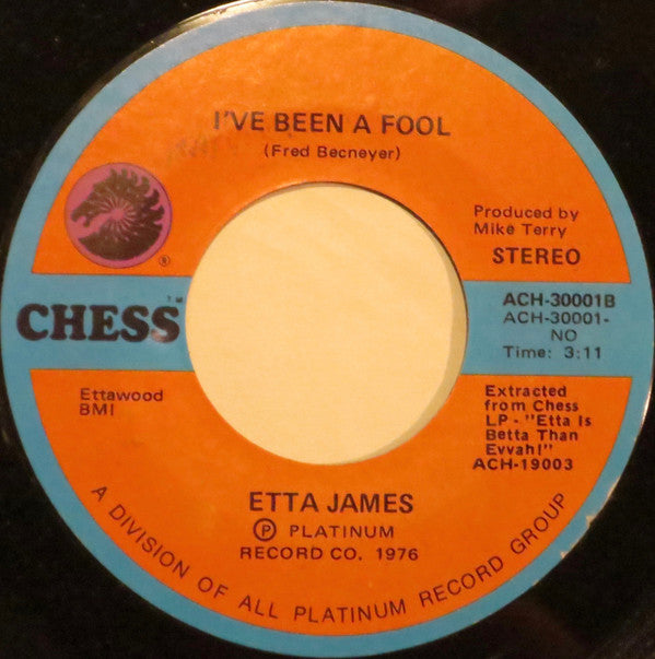 Etta James : Jump Into Love (7", Styrene, She)