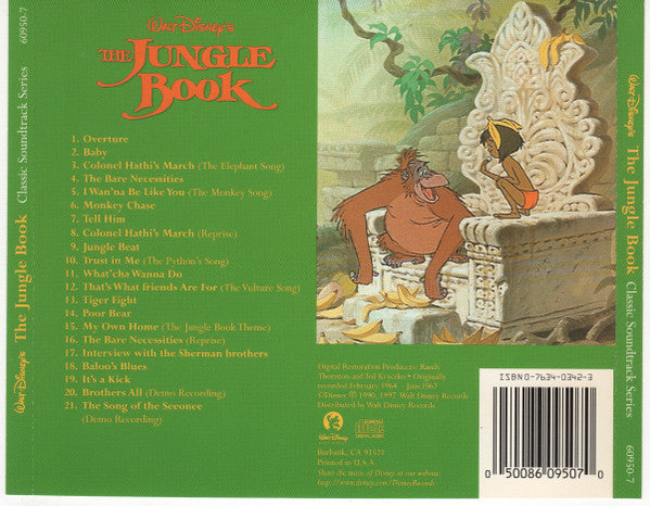 Various : The Jungle Book (CD, Album, RE, RM)