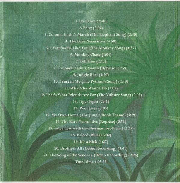 Various : The Jungle Book (CD, Album, RE, RM)