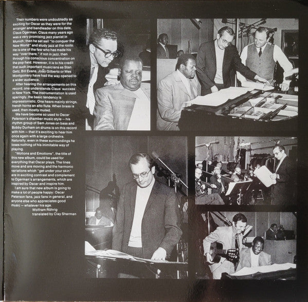 Oscar Peterson : Motions & Emotions (LP, Album, RE, RM, 180)