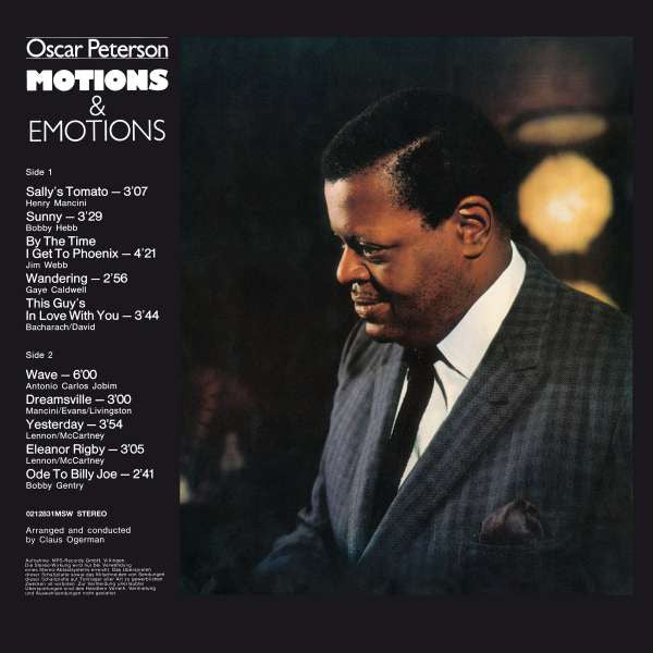 Oscar Peterson : Motions & Emotions (LP, Album, RE, RM, 180)