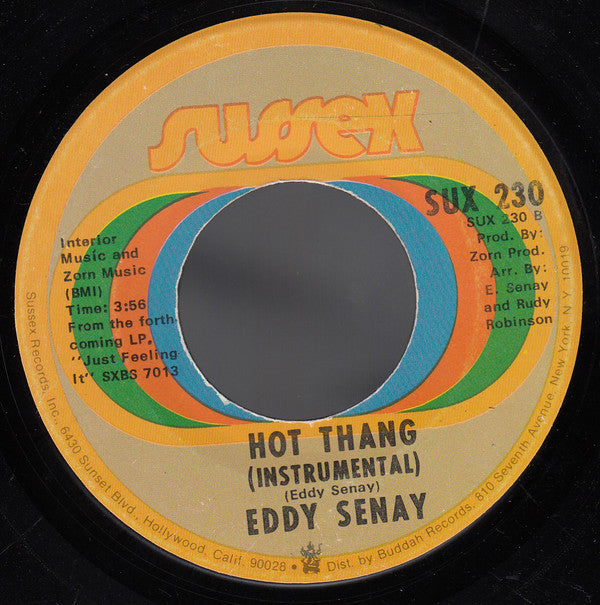 Eddy Senay : Ain't No Sunshine / Hot Thang (7")