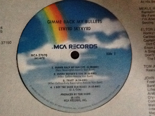 Lynyrd Skynyrd : Gimme Back My Bullets (LP, Album, RE)