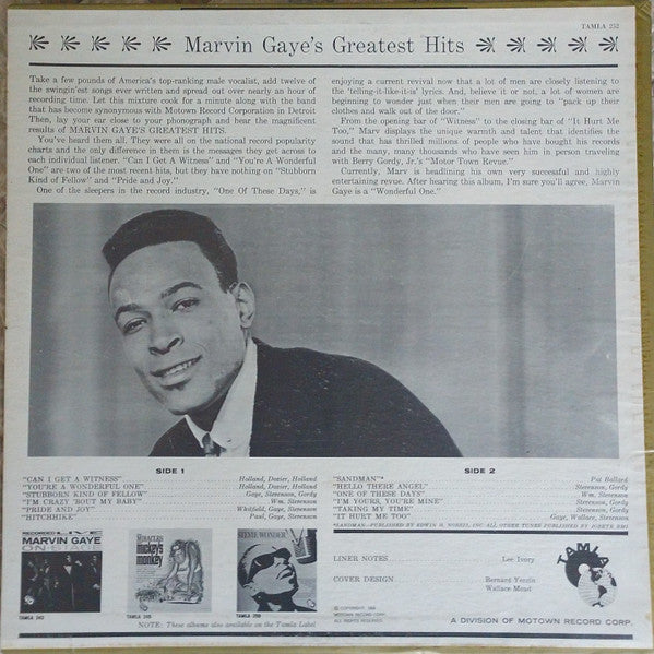 Marvin Gaye : Greatest Hits (LP, Comp, Mono, Ind)