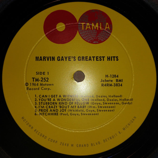 Marvin Gaye : Greatest Hits (LP, Comp, Mono, Ind)