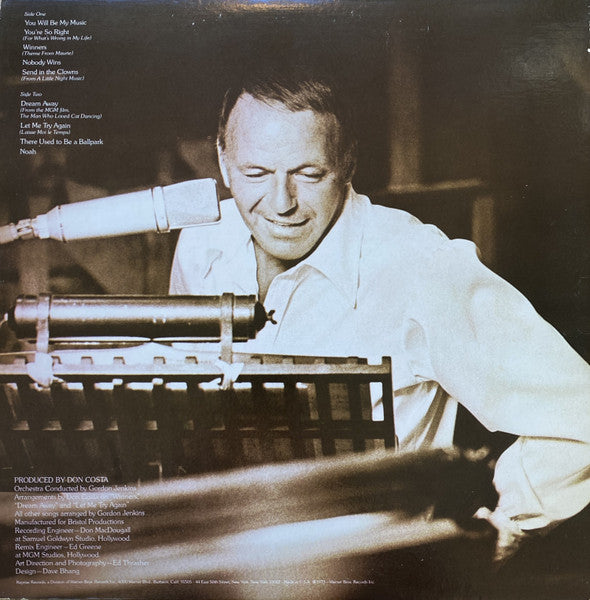 Frank Sinatra : Ol' Blue Eyes Is Back (LP, Album, RE, Jac)
