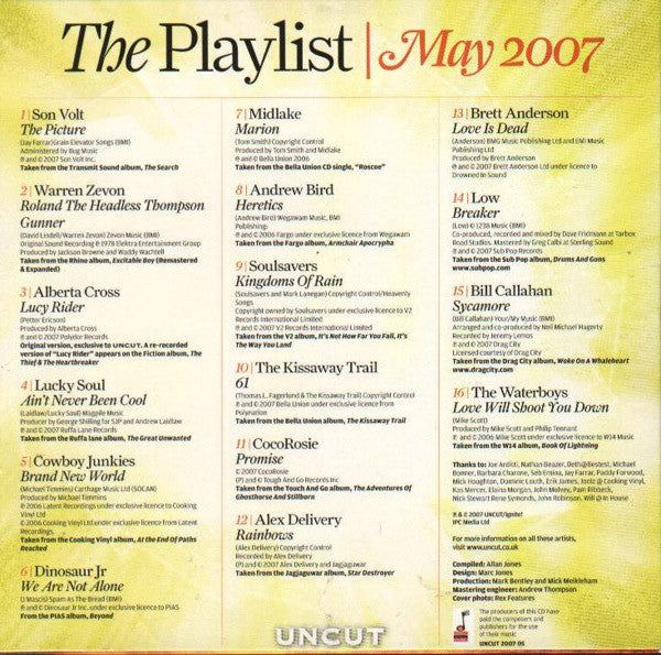 Various : Playlist May 2007 (CD, Comp, Car)