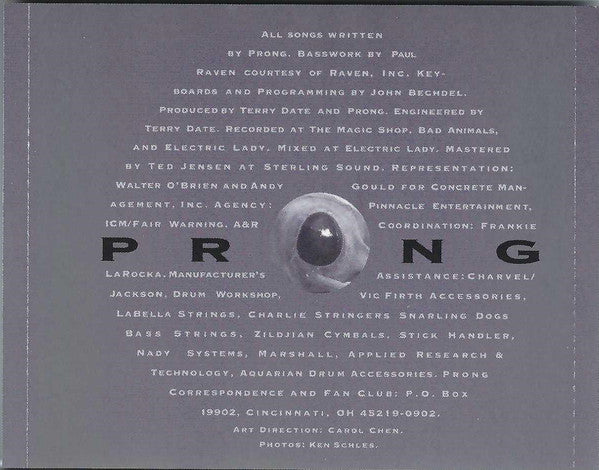 Prong : Cleansing (CD, Album)