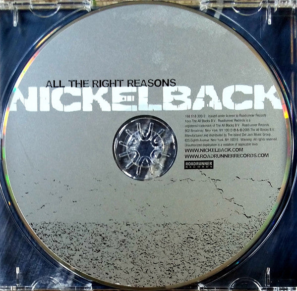 Nickelback : All The Right Reasons (CD, Album, EDC)