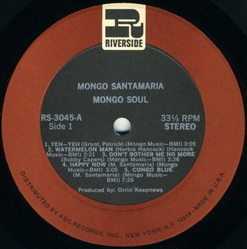 Mongo Santamaria : Mongo Soul (LP, Comp)