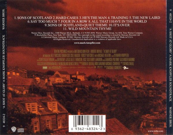 Mark Knopfler : A Shot At Glory (CD, Album)