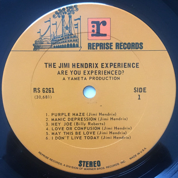 The Jimi Hendrix Experience : Are You Experienced? (LP, Album, RE, San)