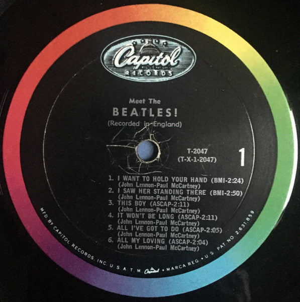 The Beatles : Meet The Beatles! (LP, Album, Mono, RP)