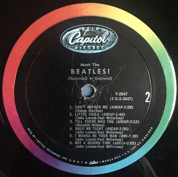 The Beatles : Meet The Beatles! (LP, Album, Mono, RP)