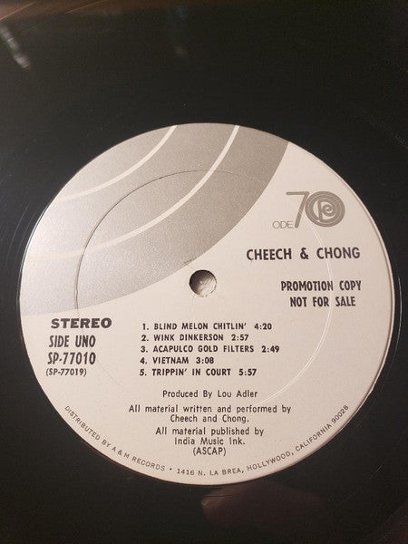 Cheech & Chong : Cheech And Chong (LP, Album, Promo)