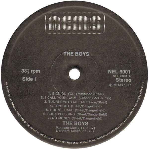The Boys (2) : The Boys (LP, Album)