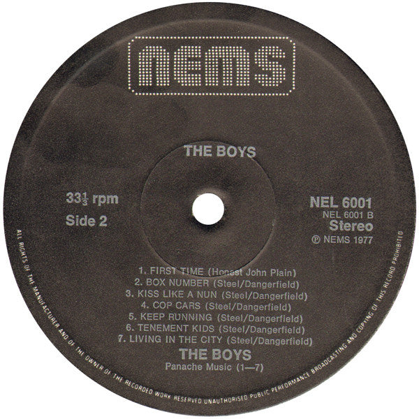 The Boys (2) : The Boys (LP, Album)