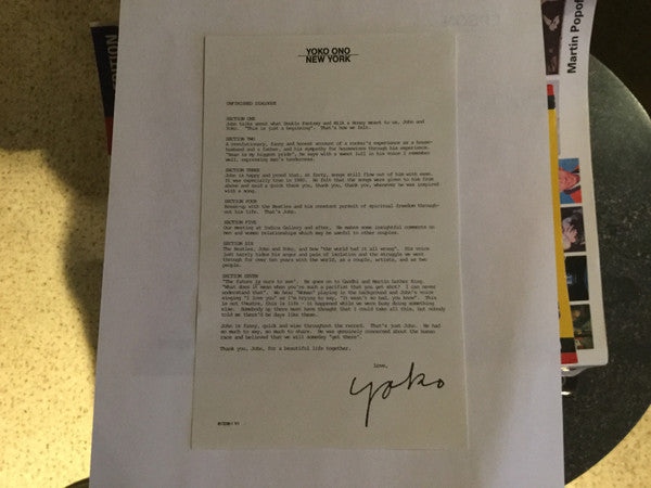 John Lennon & Yoko Ono : Heart Play (LP, Album, PRC)