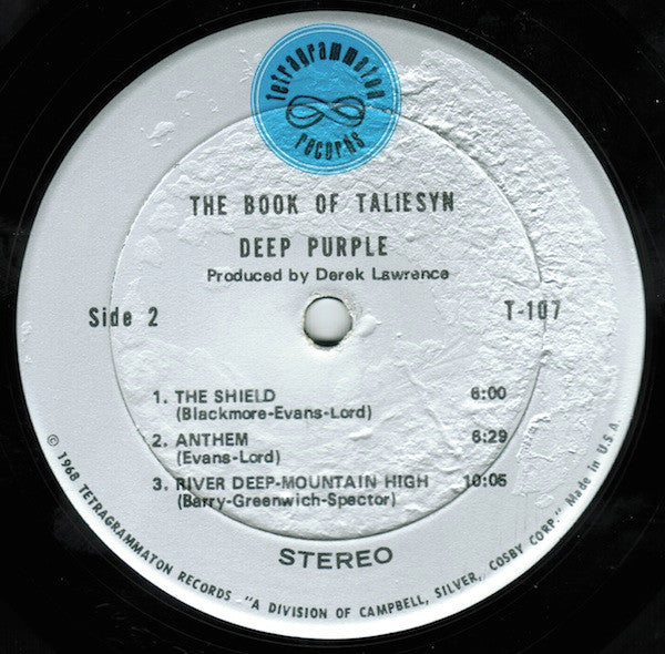 Deep Purple : The Book Of Taliesyn (LP, Album)