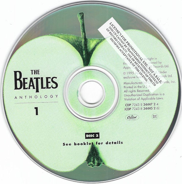 The Beatles : Anthology 1 (2xCD, Album, Promo)