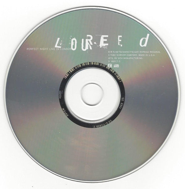 Lou Reed : Perfect Night Live In London (CD, Album)