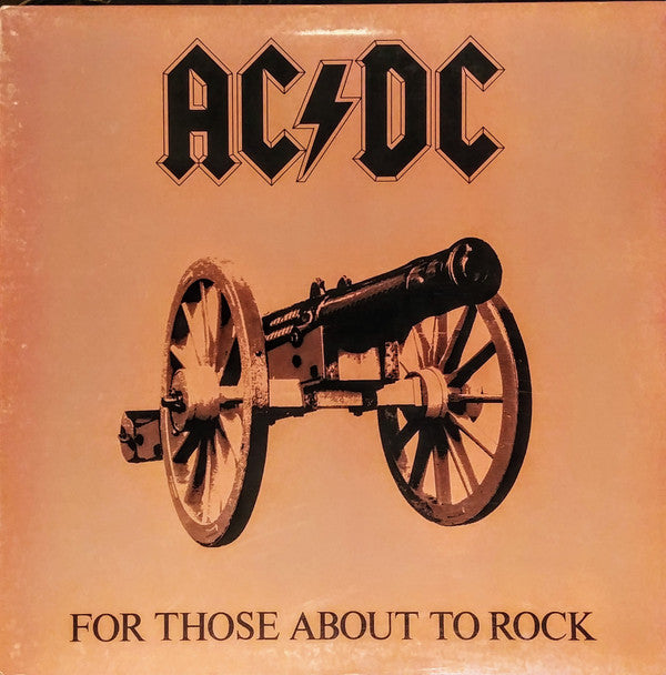 AC/DC : For Those About To Rock (We Salute You) (LP, Album, Club, Gat)