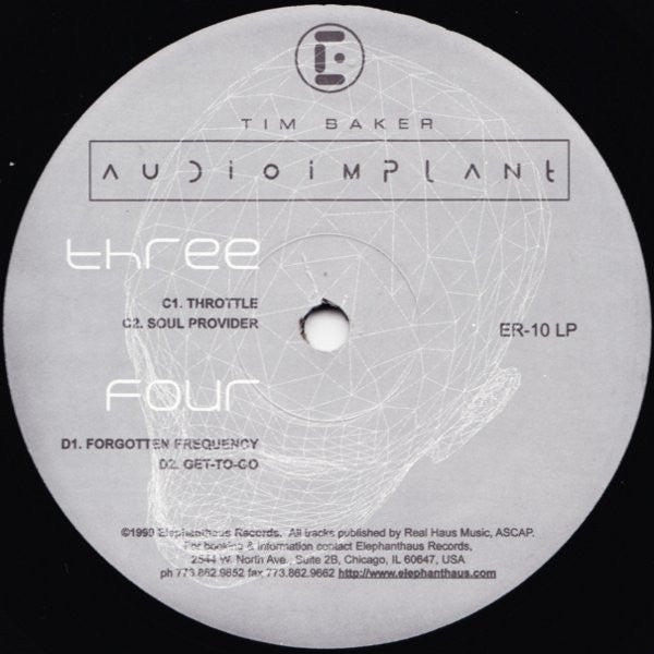 Tim Baker : Audio Implant (2x12", Album)