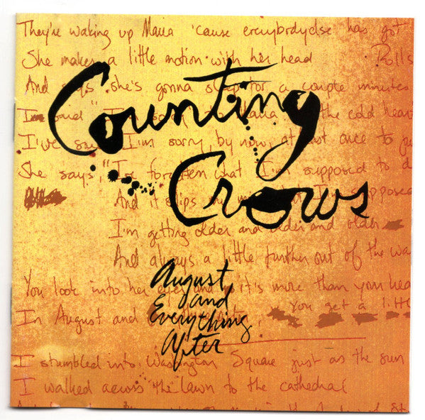 Counting Crows : August And Everything After (CD, Album, Club, BMG)
