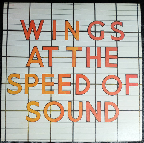 Wings (2) : Wings At The Speed Of Sound (LP, Album, Jac)
