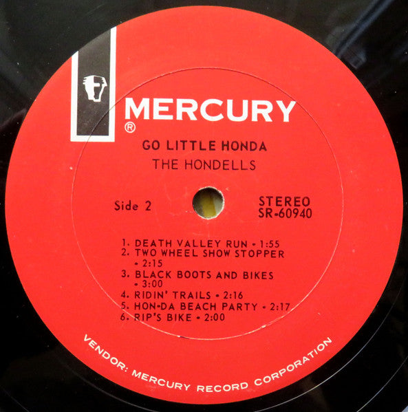 The Hondells : Go Little Honda (LP, Album)