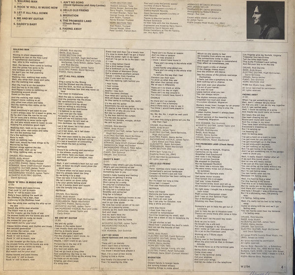 James Taylor (2) : Walking Man (LP, Album, Pit)