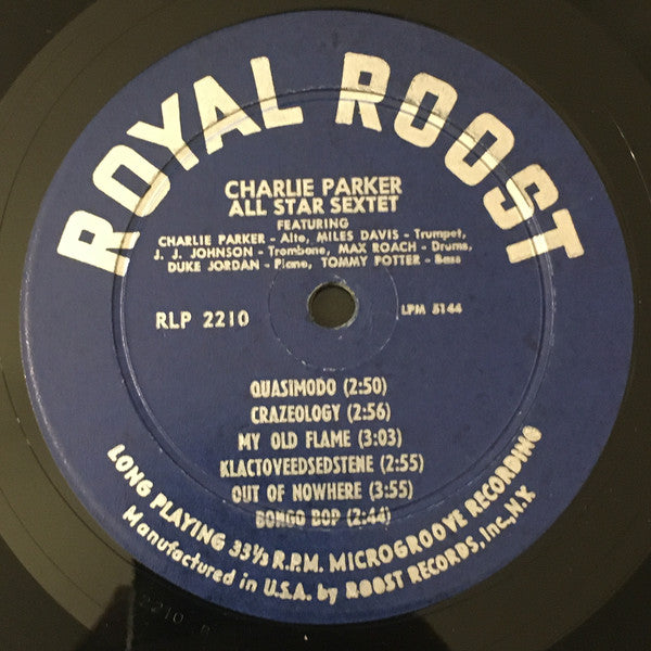 Charlie Parker : All Star Sextet (LP)
