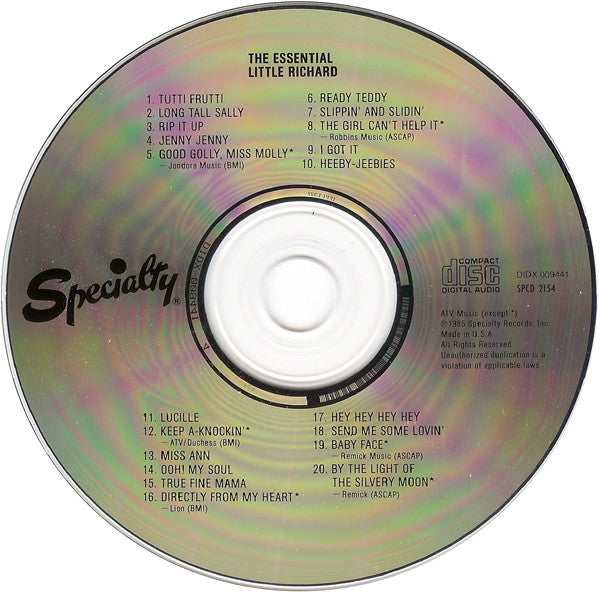 Little Richard : The Essential Little Richard (CD, Comp, RP)