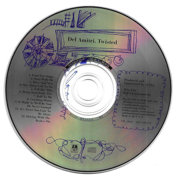 Del Amitri : Twisted (CD, Album, Club)