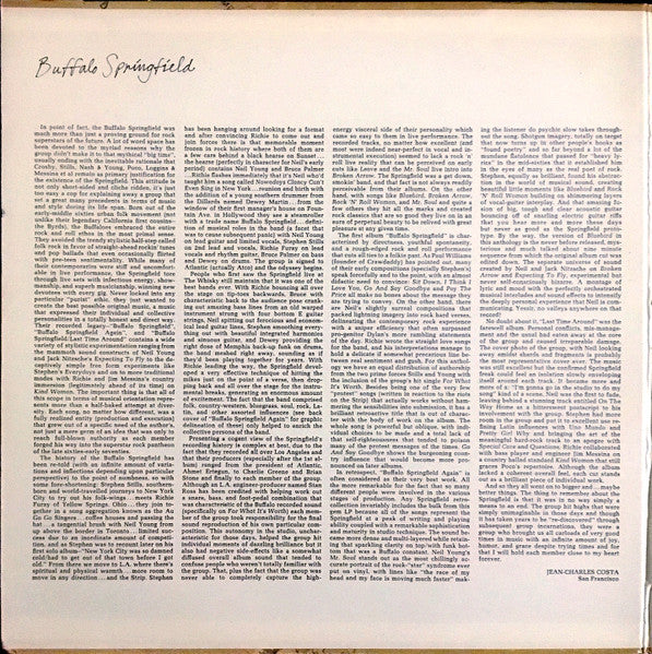 Buffalo Springfield : Buffalo Springfield (2xLP, Comp, PR )