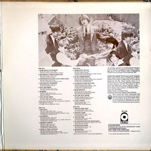 Buffalo Springfield : Buffalo Springfield (2xLP, Comp, PR )