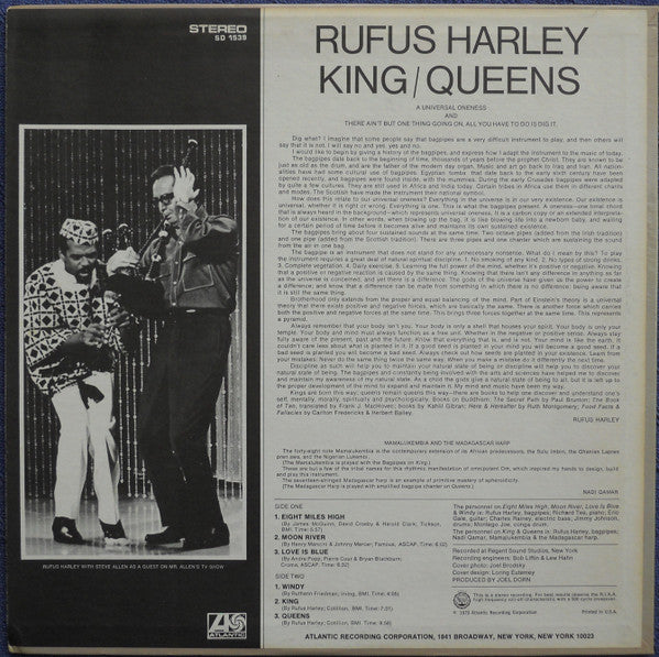Rufus Harley : King / Queens (LP, Album, CTH)