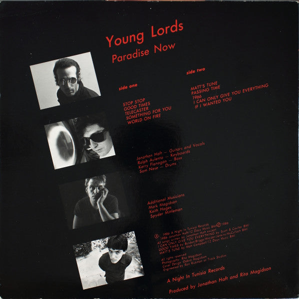 Young Lords (5) : Paradise Now (LP, Album)