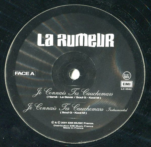 La Rumeur : Je Connais Tes Cauchemars / Le Prédateur Isolé (12")