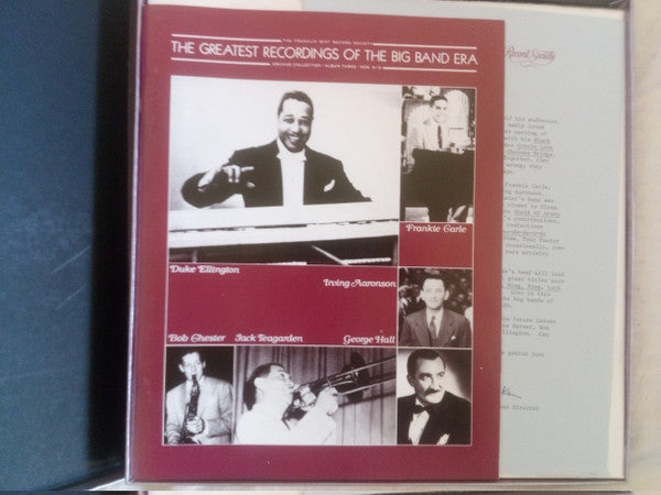 Duke Ellington, Frankie Carle, Bob Chester, Jack Teagarden : The Greatest Recordings Of The Big Band Era (4xLP, Comp + Box)