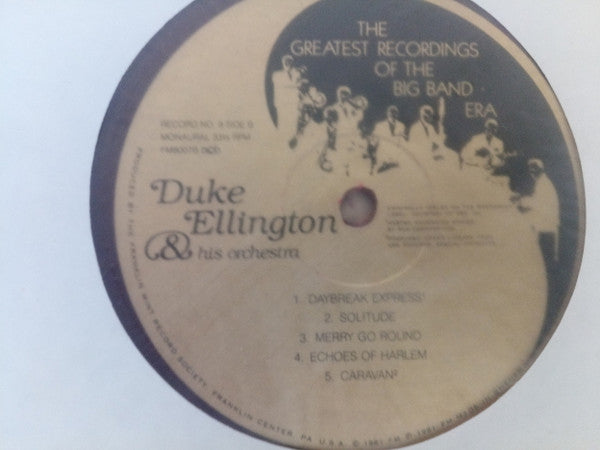 Duke Ellington, Frankie Carle, Bob Chester, Jack Teagarden : The Greatest Recordings Of The Big Band Era (4xLP, Comp + Box)