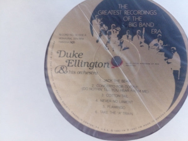 Duke Ellington, Frankie Carle, Bob Chester, Jack Teagarden : The Greatest Recordings Of The Big Band Era (4xLP, Comp + Box)