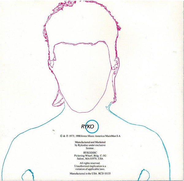 David Bowie : Aladdin Sane (CD, Album, Promo, RE, RM)