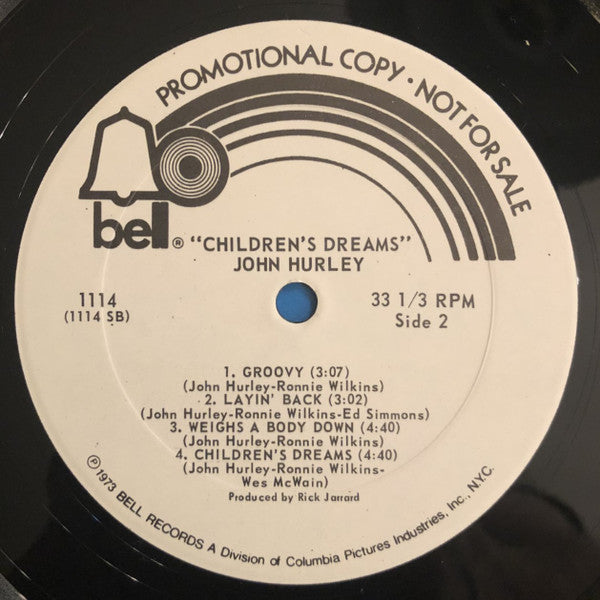 John Hurley : Children's Dreams (LP, Album, Promo)