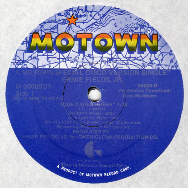 Ernie Fields : Ride A Wild Horse / As (12", Single)
